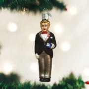 Old World Christmas Groom - Blonde Ornament