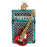Old World Christmas Guitar & Amp Ornament