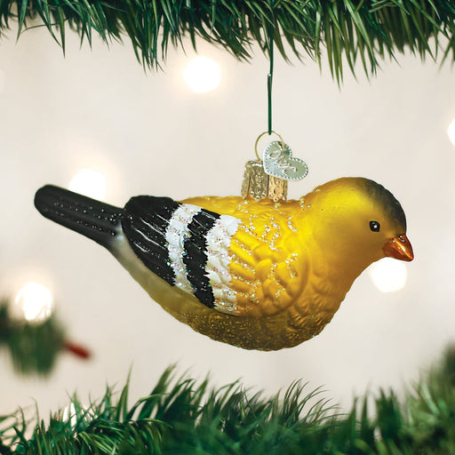 Old World Christmas Hanging American Goldfinch