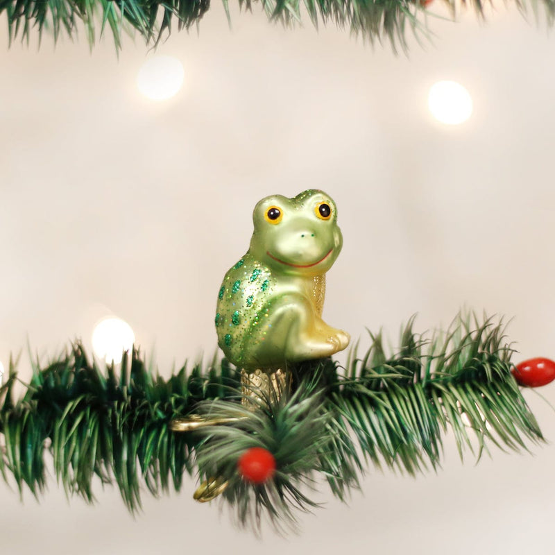 Old World Christmas Happy Froggy Ornament