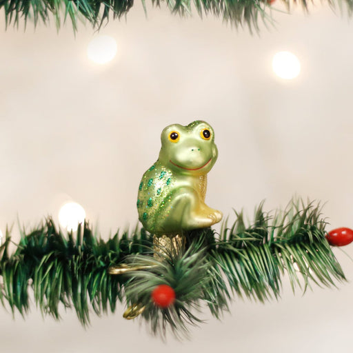 Old World Christmas Happy Froggy Ornament