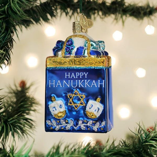 Old World Christmas Happy Hanukkah Ornament
