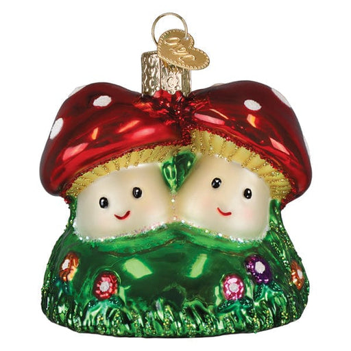 Old World Christmas Happy Mushrooms Ornament
