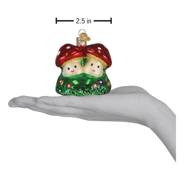 Old World Christmas Happy Mushrooms Ornament