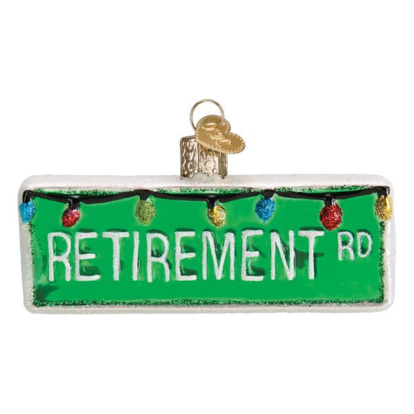 Old World Christmas Happy Retirement Ornament
