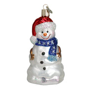 Old World Christmas Happy Snowman Ornament