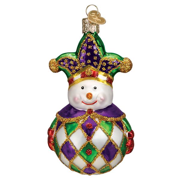 Old World Christmas Harlequin Snowman