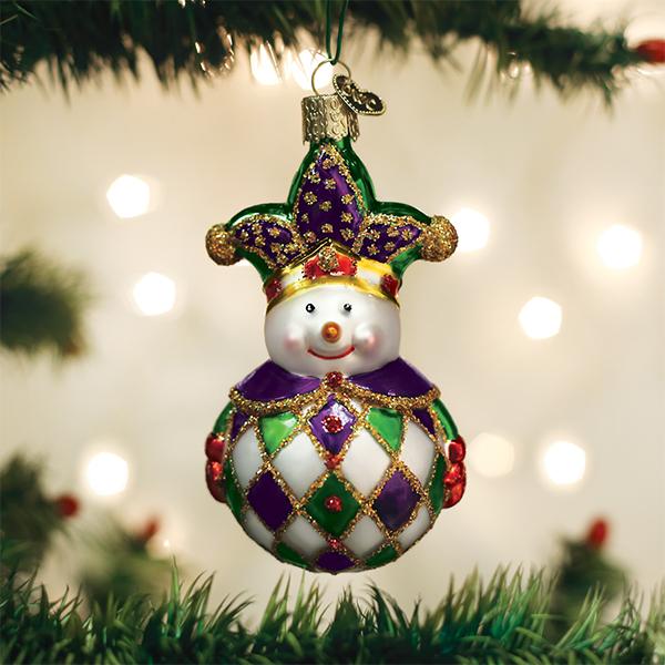 Old World Christmas Harlequin Snowman