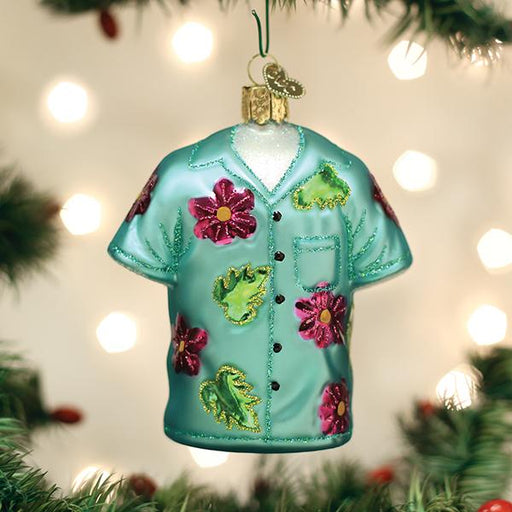 Old World Christmas Hawaiian Shirt Ornament