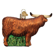 Old World Christmas Highland Cow Christmas Ornament
