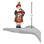 Old World Christmas Highland Santa Ornament
