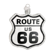 Old World Christmas Historic Route Sign Ornament