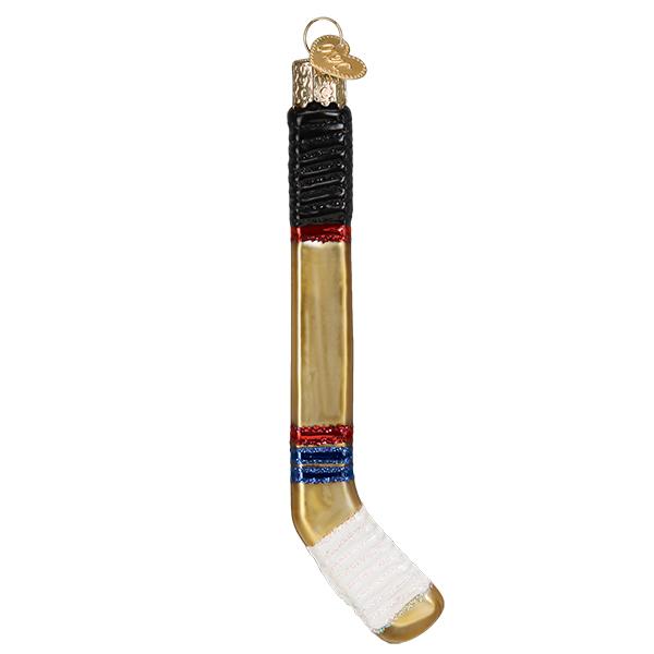 Old World Christmas Hockey Stick Ornament