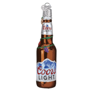 Old World Christmas Holiday Coors Light Bottle Ornament