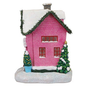 Old World Christmas Holiday House Lighted Figurine