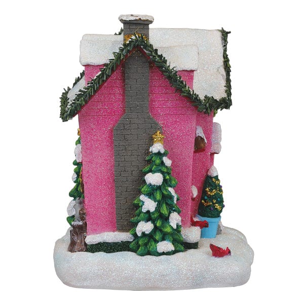 Old World Christmas Holiday House Lighted Figurine