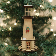 Old World Christmas Holiday Lighthouse Ornament