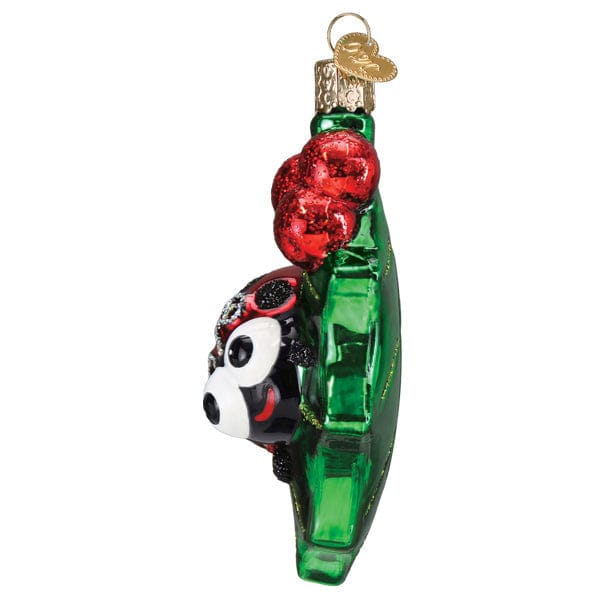 Old World Christmas Holly Ladybug Ornament