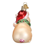 Old World Christmas Holly Pig Ornament