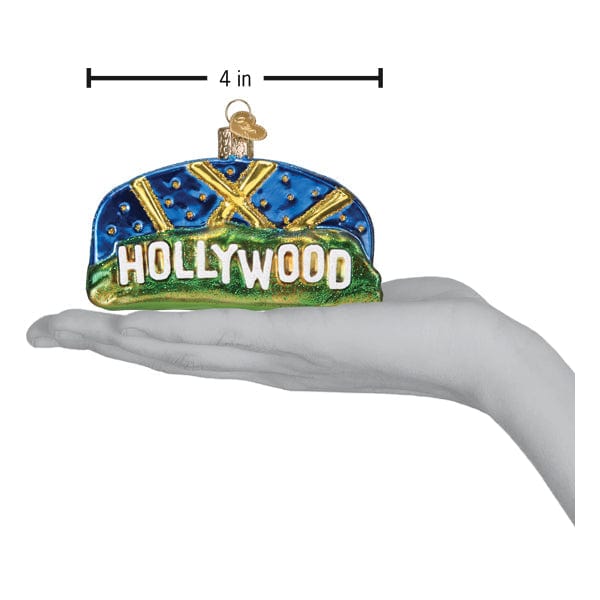 Old World Christmas Hollywood Sign Ornament