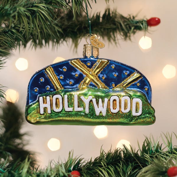Old World Christmas Hollywood Sign Ornament