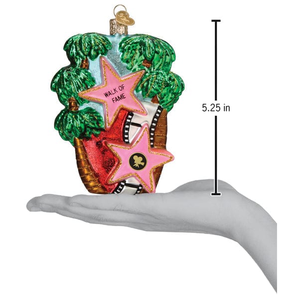 Old World Christmas Hollywood Walk Of Fame Ornament