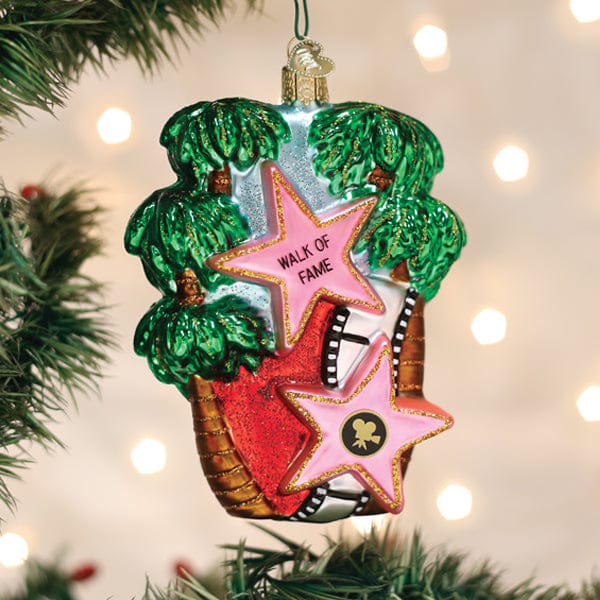 Old World Christmas Hollywood Walk Of Fame Ornament