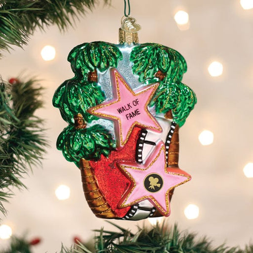 Old World Christmas Hollywood Walk Of Fame Ornament
