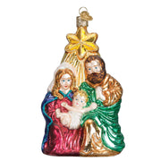 Old World Christmas Holy Family With Star