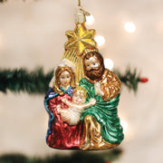 Old World Christmas Holy Family With Star