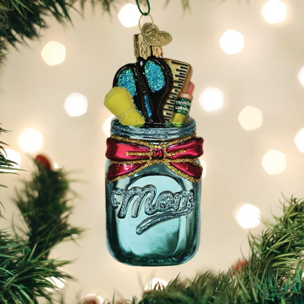 Old World Christmas Homeschooling Mom Ornament