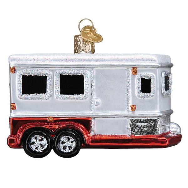 Old World Christmas Horse Trailer Ornament