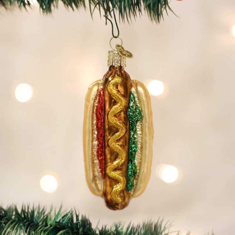 Old World Christmas Hot Dog Ornament