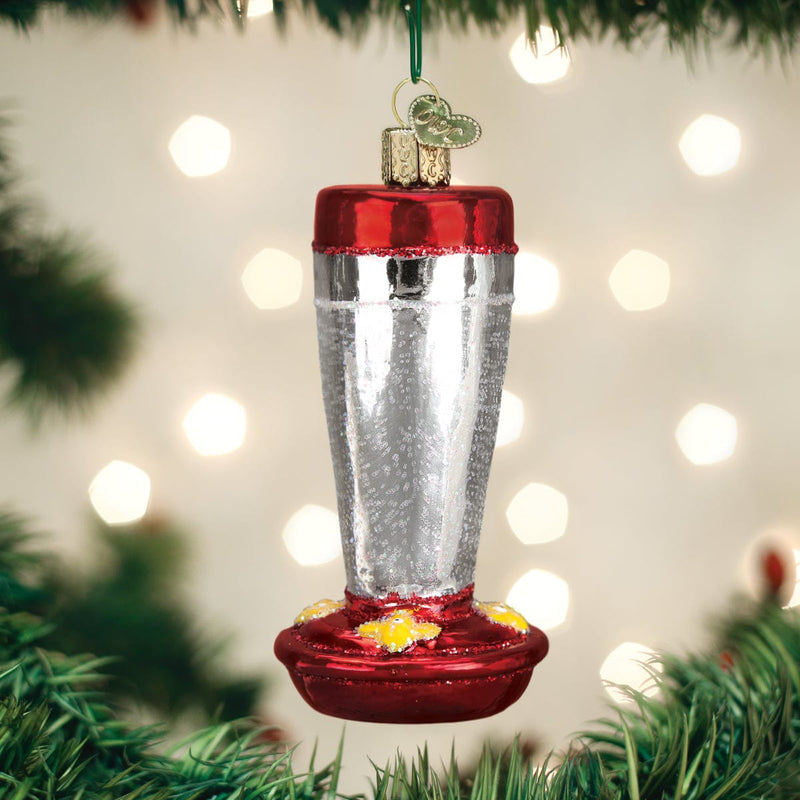 Old World Christmas Hummingbird Feeder