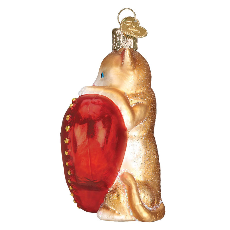 Old World Christmas I Love My Cat Ornament