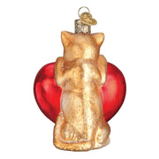 Old World Christmas I Love My Cat Ornament
