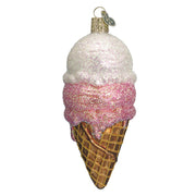 Old World Christmas Ice Cream Cone Ornament