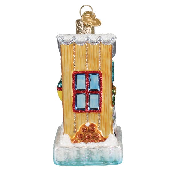 Old World Christmas Ice Fishing Shanty Ornament
