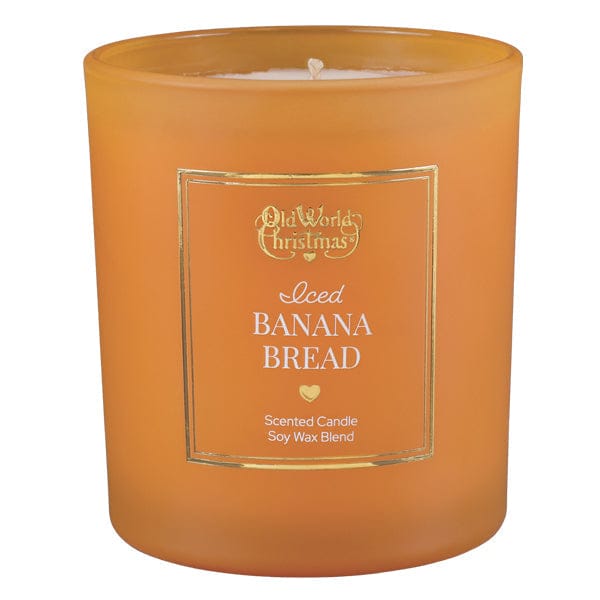 Old World Christmas Iced Banana Bread Candle