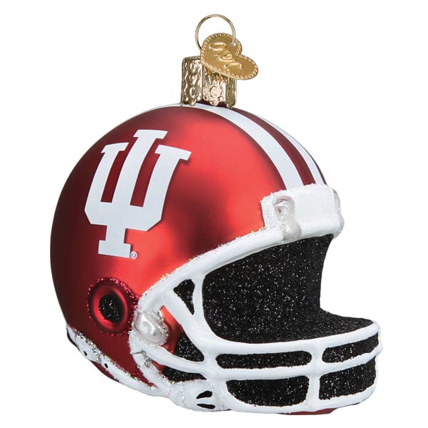 Old World Christmas Indiana Football Helmet Ornament