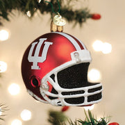Old World Christmas Indiana Football Helmet Ornament