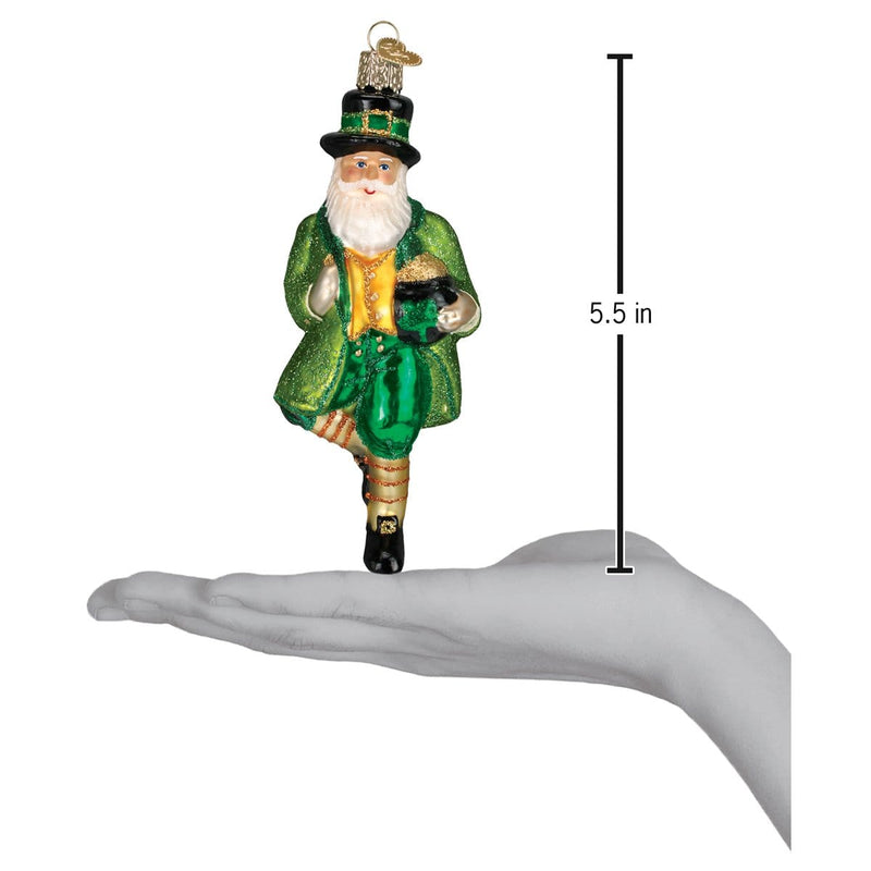 Old World Christmas Irish Santa Ornament