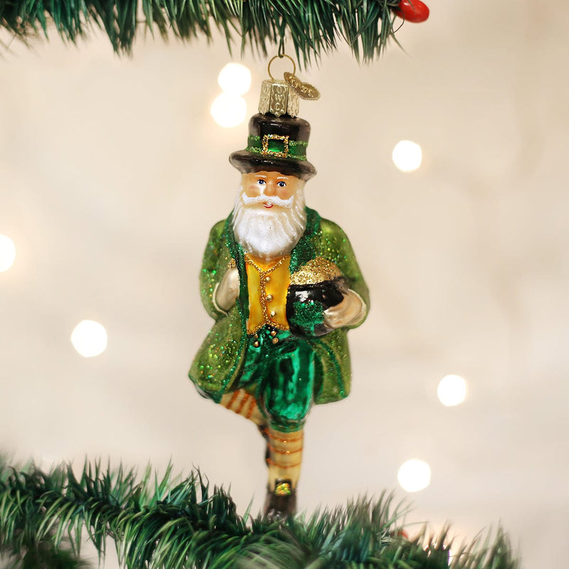 Old World Christmas Irish Santa Ornament