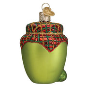 Old World Christmas Jar Of Olives Ornament