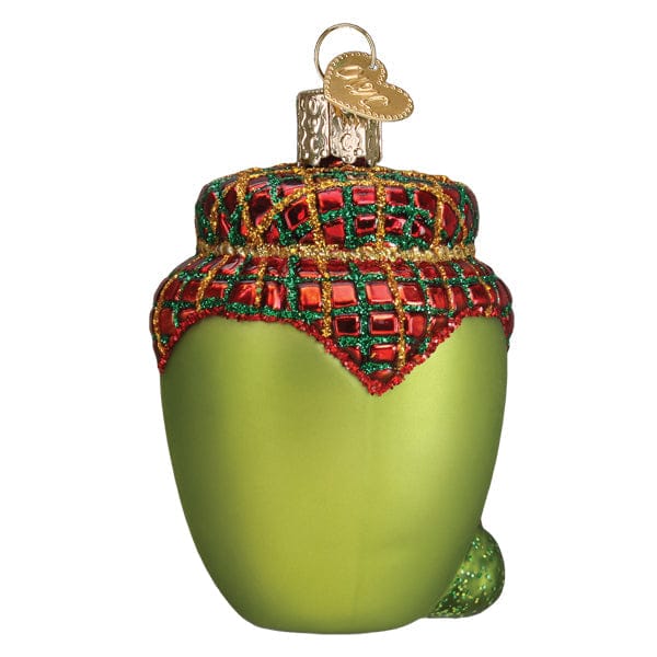 Old World Christmas Jar Of Olives Ornament