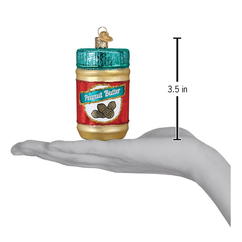 Old World Christmas Jar Of Peanut Butter