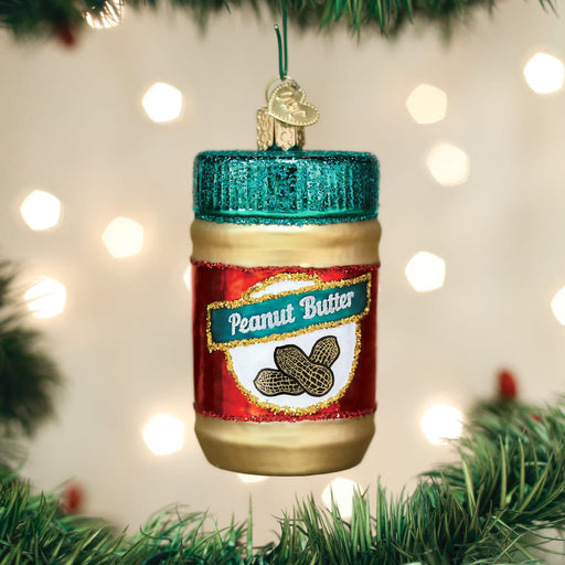Old World Christmas Jar Of Peanut Butter