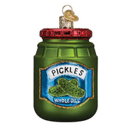 Old World Christmas Jar Of Pickles Ornament