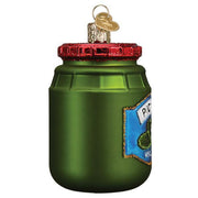 Old World Christmas Jar Of Pickles Ornament
