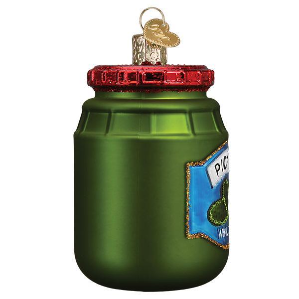 Old World Christmas Jar Of Pickles Ornament